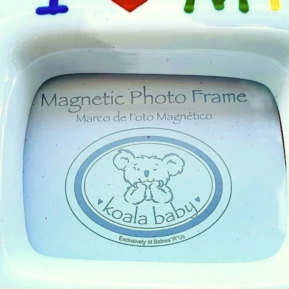 ESPECIALLY FOR BABY White Bib I Love My Aunt and Ceramic Magnetic Photo Frame